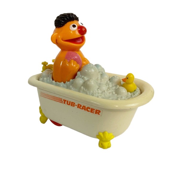 The Muppets Toys Vintage Illco Sesame Street Ernies Tub Racer Press